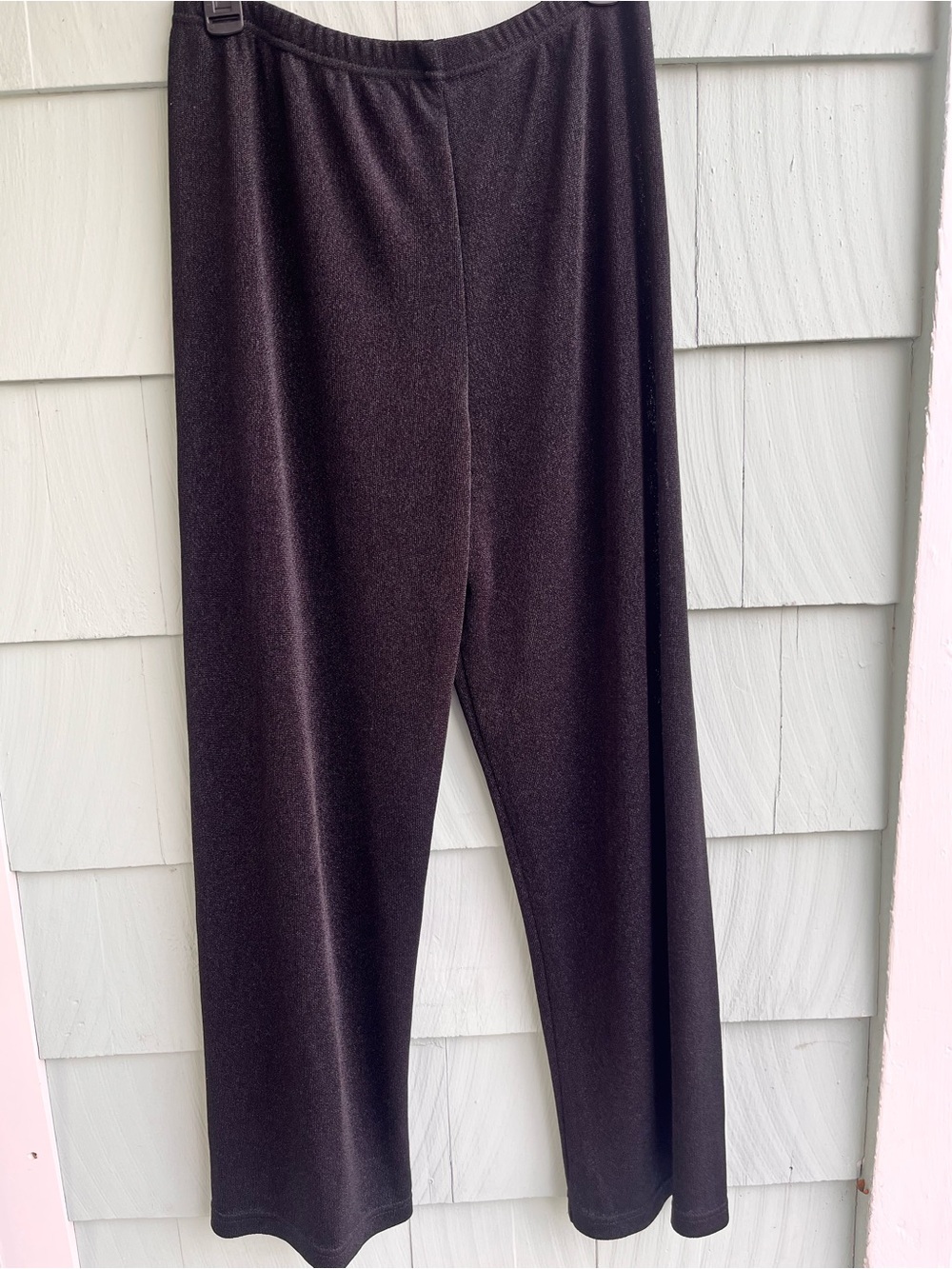 Women's Wide-Leg Pull-On Pants - Black